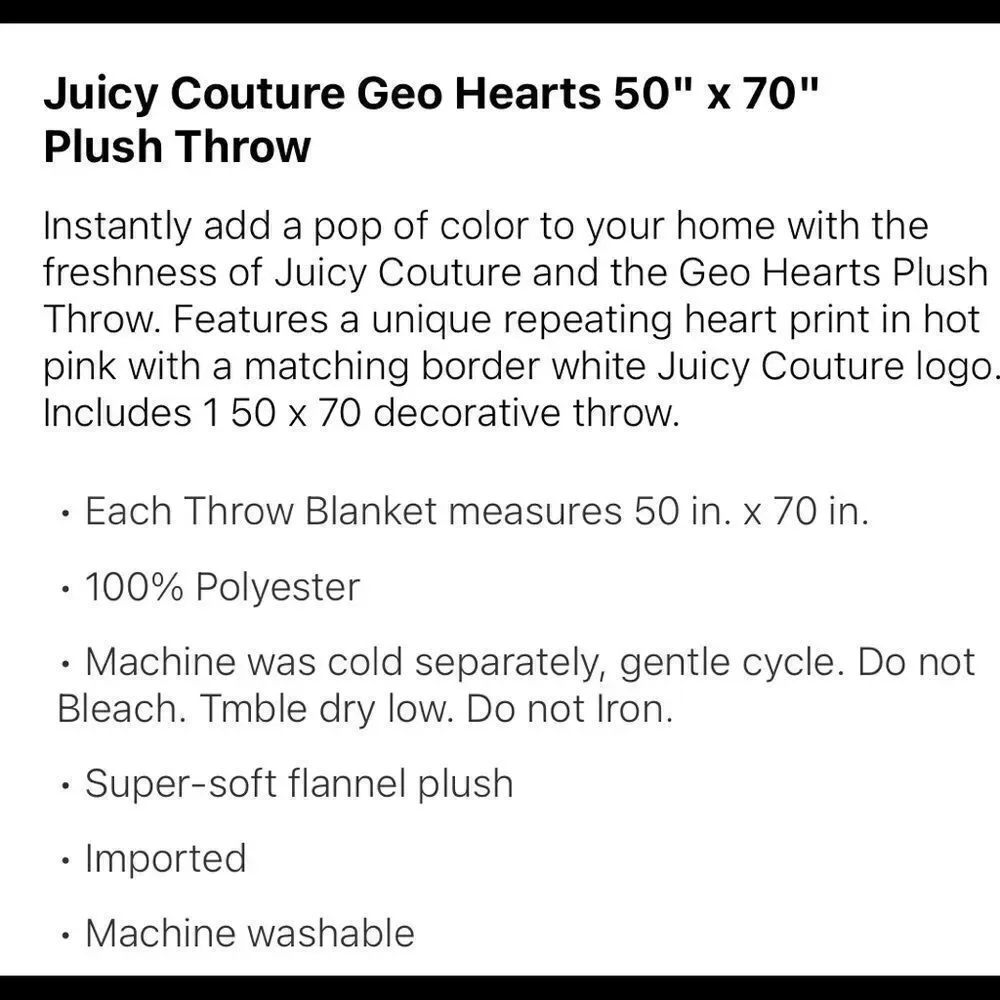 🎉Last deal🎉Pink Throw 💗 - Picture 5 of 5